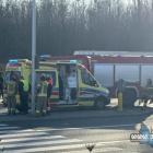 Zderzenie ciężarówki z dostawczakiem