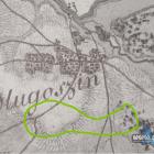 Mapa Haldensfelda- wieś Długoszyn w latach 1801-1804 - zaznaczony Długoszynek