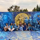 Pokaz bodypaintingu. Fot. archiwum prywatne Marian Folga