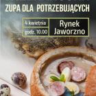 Wielkanocna zupa dla potrzebujących na Rynku w Jaworznie 