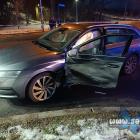 Kolizja na ulicy Domsa w Jaworznie