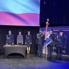 Zbiórka z okazji Święta Niepodległości Komendy Miejskiej Policji w Jaworznie. Fot. KMP...