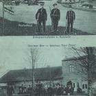 Lokal Bestera w dzielnicy Jęzor. U góry Kąt Trzech Cesarstw, 1899 r.