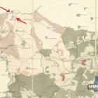 Zaznaczony Długoszyn i Paszeka (Gistoria.pl)