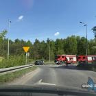 Kolizja na skrzyżowaniu ul. Chopina i Sulińskiego