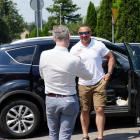 Przywitanie mieszkańców Jaworzna po zdobyciu Mont Blanc