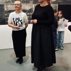 Wernisaż Marii Zwolińskiej w Galerii Kameralnej, Paulina Śląska - kustosz wystawy i...
