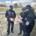 Policyjna akcja profilaktyczna na Osiedlu Podłęże. Fot. KMP Jaworzno