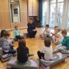 Zajęcia z policjantką w ATElier Kultury. Fot. KMP Jaworzno