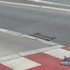 Krawężniki na rondzie