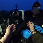 Interwencja policji w Jaworznie. Fot. screen filmu