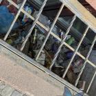 Butelki z alkoholem w centrum miasta