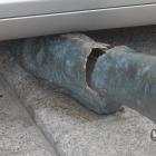 Złamana noga drwala