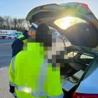 Kontrola trzeźwości na autostradzie A4. Fot. KMP Mysłowice