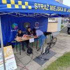 Znakowanie rowerów. Fot: Straż Miejska w Jaworznie
