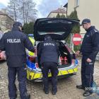 Policjanci z KMP Jaworzno w hospicjum