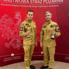 Jaworzniccy strażacy w VIII Biegu po schodach na Collegium Altum. Fot: KM PSP w Jaworznie