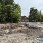 Prace na Niedzieliskach - ulica Upadowa