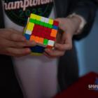 Druga edycja Miejskiego Turnieju Układania Kostki Rubika na czas w Jaworznie. Fot....