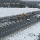 Autostrada A4, wypadek cieżarówki