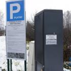 Parkometry na GEOsferze. Fot. Julia Lizończyk