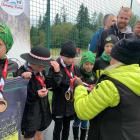 Górnik Jaworzno na podium. Fot: od Filipa Koralika