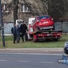 Kolizja pod galerią