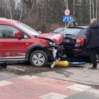 Kolizja na Puszkina. Fot: Rafał Socha