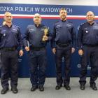 Bartłomiej Szymkowiak trzecim najlepszym dyżurnym w województwie
Fot. Śląska Policja