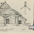 Przekrój chałupy biednego chłopa