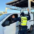 Kontrola trzeźwości na autostradzie A4. Fot. KMP Mysłowice