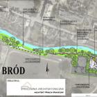 Koncepcja zagospodarowania terenu nad Kozim Brodem w Szczakowej. Materiały UM Jaworzno