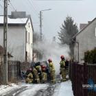 Pożar samochodu na ulicy Starej