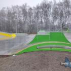 Stan prac przy budowie skateparku w parku na Podłężu na dzień 2 grudnia 2025 roku. Fot....