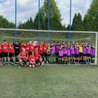 Sparing drużyn w kategorii Trampkarza. Fot. KS Zgoda Byczyna