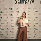 Emilia Czuper wicemistrzynią Europy w tańcu współczesnym. Fot. archiwum prywatne