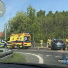 Kolizja na skrzyżowaniu ul. Chopina i Sulińskiego
