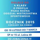 Nabór do klasy sportowej SMS