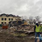 Przybudówka przy ŚDS w Jaworznie wyburzona