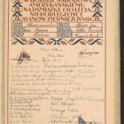 Podpisy uczniów ze szkoły w Byczynie