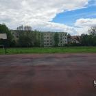Zaplecze sportowe przy nowej siedziby CKZiU w Jaworznie przy ulicy Towarowej. Fot....