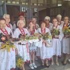 Zespół Jaworznianki, w rzędzie dolnym od lewej: Barbara Mąka, Alina Kośmider, Emilia...