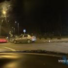 Kolizja na rondzie w Jaworznie