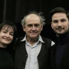 Marlena Budak, Jan Peszek i Marcin Miliński