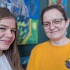 Finalistka Maja Lesikowska i jej instruktorka Iwona Pilarz 