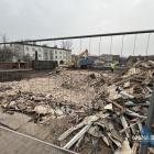 Wyburzony budynek przy ulicy Jagielońskiej