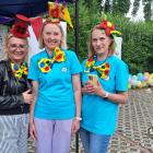 Panie Agnieszka, Bernadeta i Małgorzata z  Ośrodka Interwencji Kryzysowej