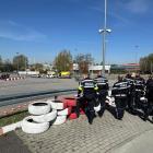Śląscy policjanci z drogówki w zmaganiach w Jaworznie. Foto Policja Jaworzno
