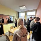 Jaworznicka młodzież wizytowała na komendzie w Jaworznie. FOT. KMP Jaworzno