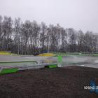 Stan prac przy budowie skateparku w parku na Podłężu na dzień 2 grudnia 2025 roku. Fot....